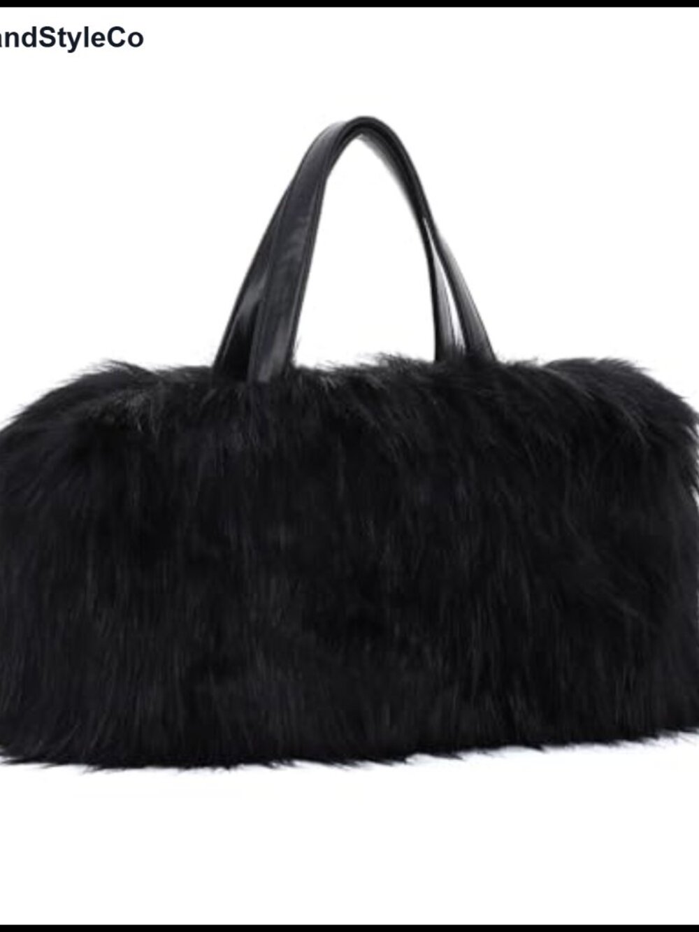 Faux Fur Tote Bag Fluffy Shoulder Crossbody Satchel Top Handle